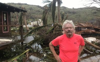 Billionaire Sir Richard Branson Affected By Hurricane Irma