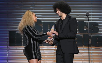 Beyonce Presents Colin Kaepernick With Muhammad Ali Legacy Award